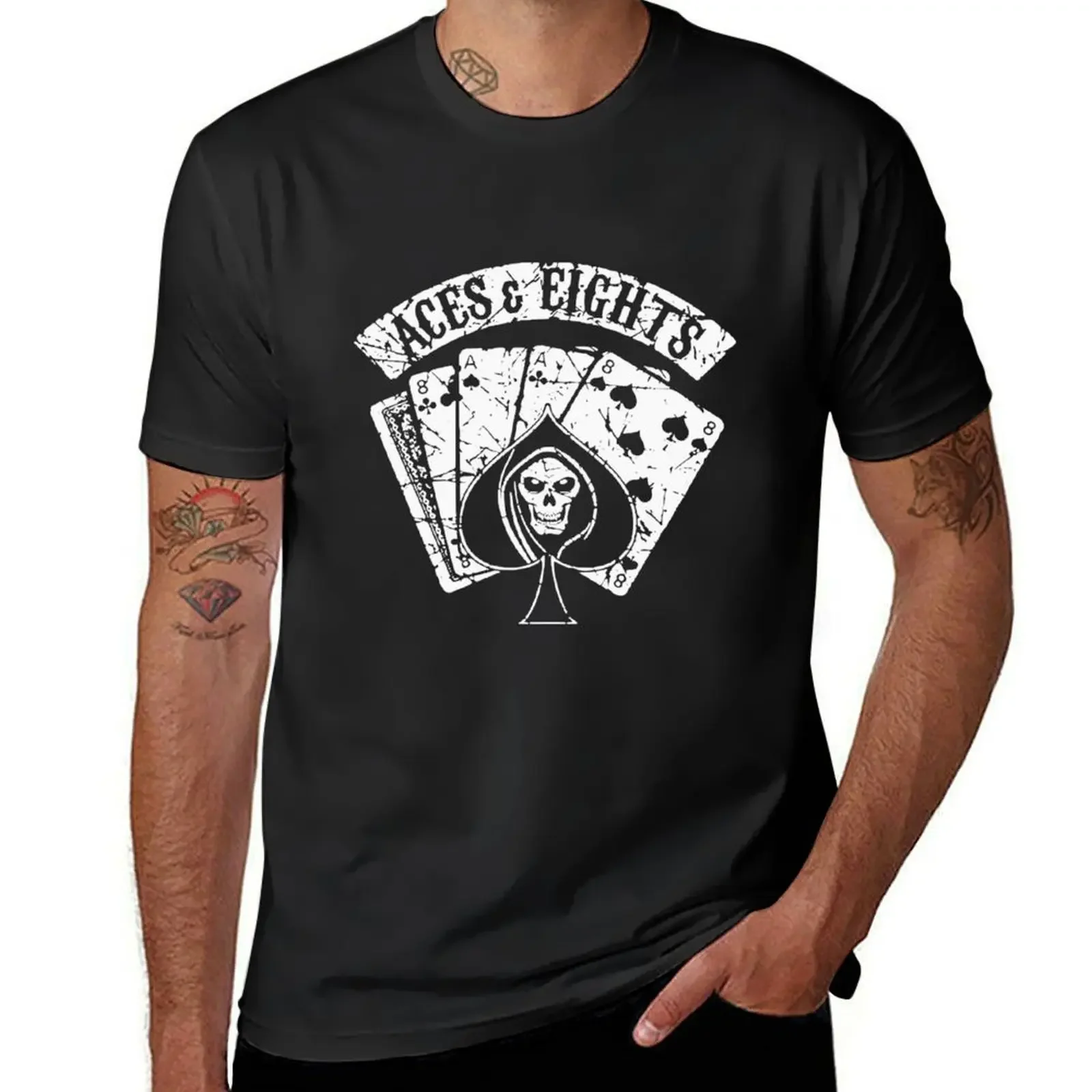 TNA ACES & EIGHTS T-Shirt sports fans anime figures graphics men clothes