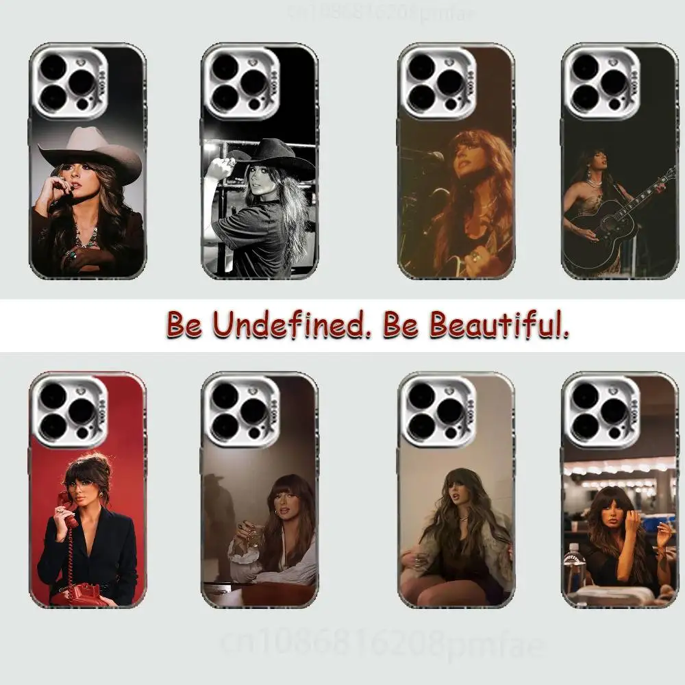 

E-Ella L-Langley Singer Case for iPhone17 16 15 14 13 12 11 Pro Max Plus Air 16E X XR XS Max Hard Shockproof Bumper Cover