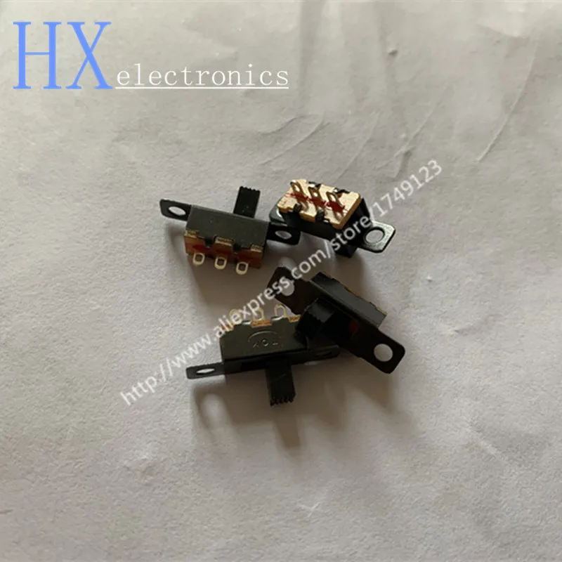 10PCS SS12F15 Toggle Switch 1P2T SPDT 3PIN VG3 VG4 VG5 VG6 VG7 SS-12F15 Slide Handle 5mm