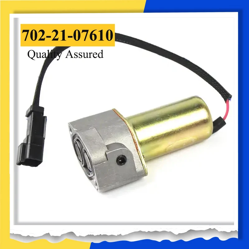 

702-21-07610 7022107610 Excavator Solenoid Valve For Komatsu PC130-8 PC200-8 PC300-8 Excavator Parts