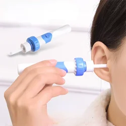 Electric Cordless Ear Pick Safe Vibration Painless Ear Cleaner Remover Spiral Ear Cleaning Device Dig Wax Personal Care Tool