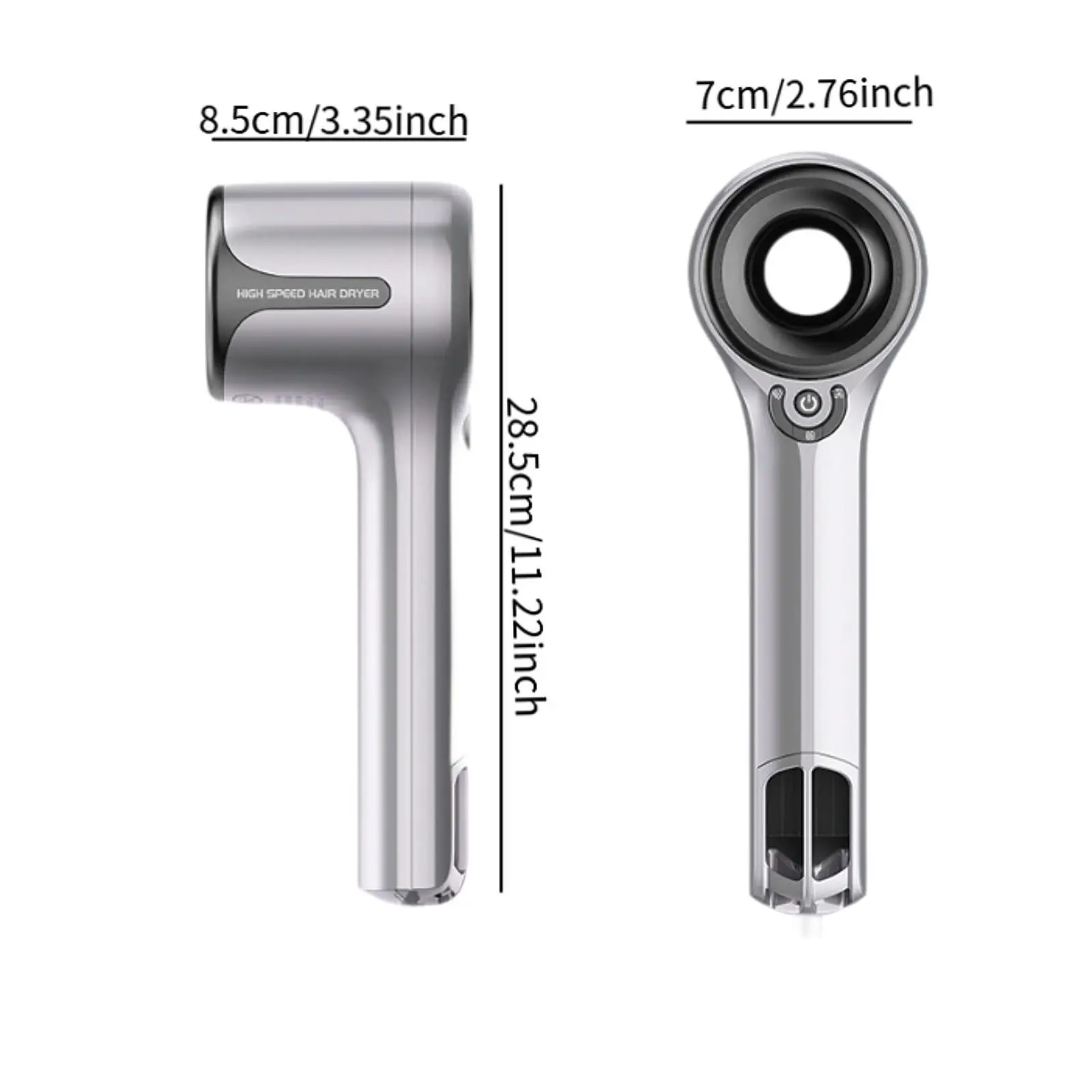 Asciugacapelli Asciugacapelli compatto a basso rumore per la cura dei capelli Asciugacapelli per salone di casa dell'hotel