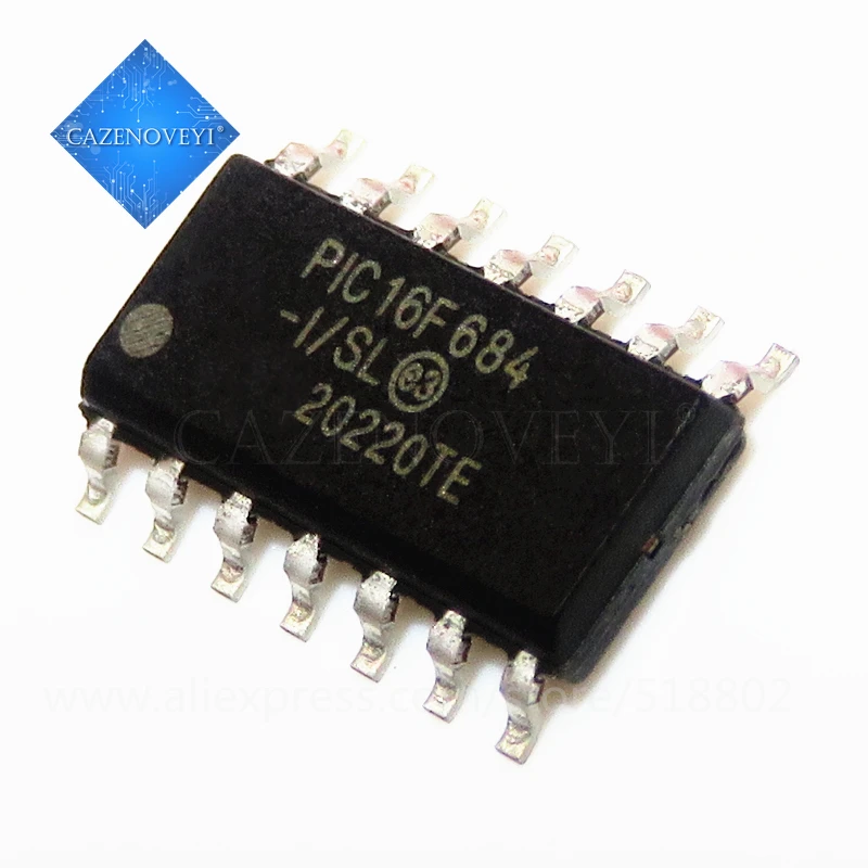 10pcs/lot PIC16F684-I/SL PIC16F684 SOP-14 In Stock