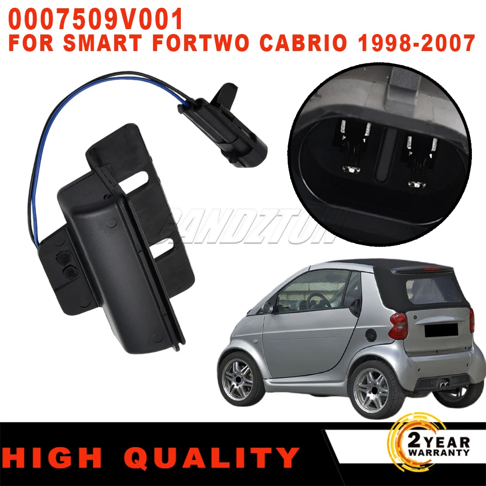 New Rear Tailgate Boot Lid Release Open Handle Microswitch 2 Pins 0007509V001 For Smart Fortwo Cabrio 1998-2007 car accessories