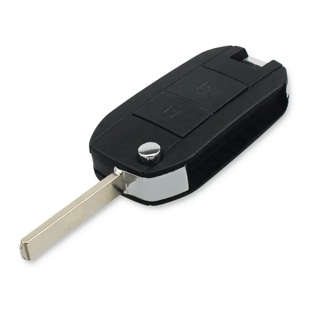 KEYYOU 2-przyciskowy zmodyfikowany składany klucz do Toyoty AYGO do Citroen C1 C3 do Peugeot 307