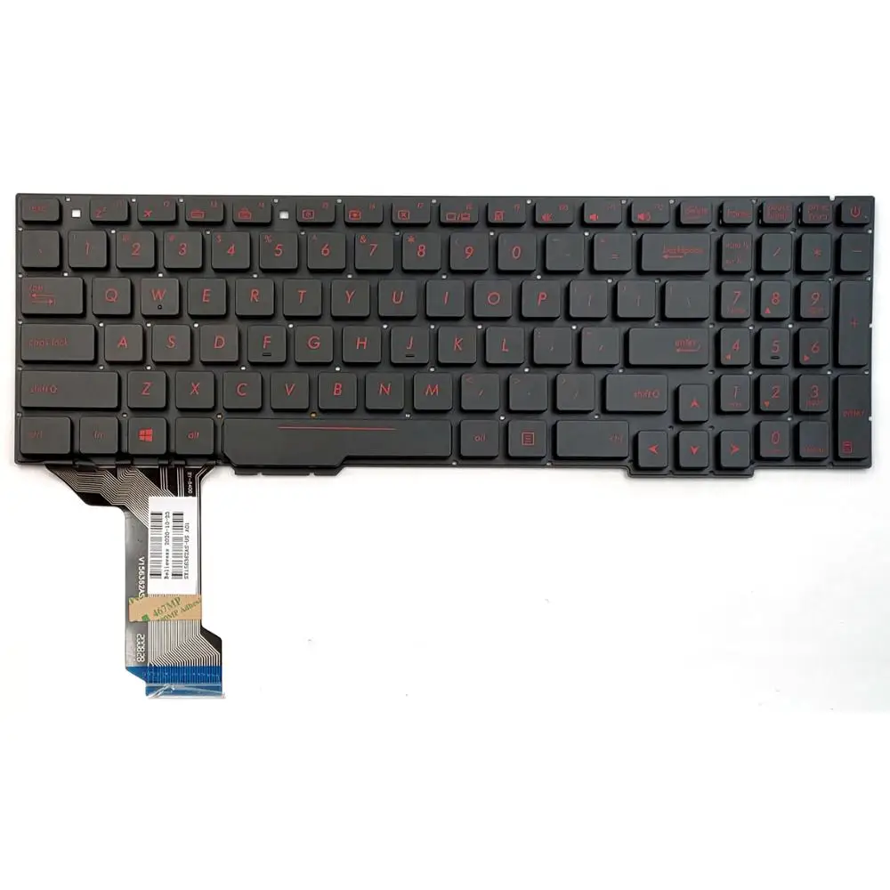 New For Asus ROG Strix GL553 GL553VD GL553VE GL553VW GL753 GL753VD GL753VE GL753VW Series Laptop Keyboard US Backlit