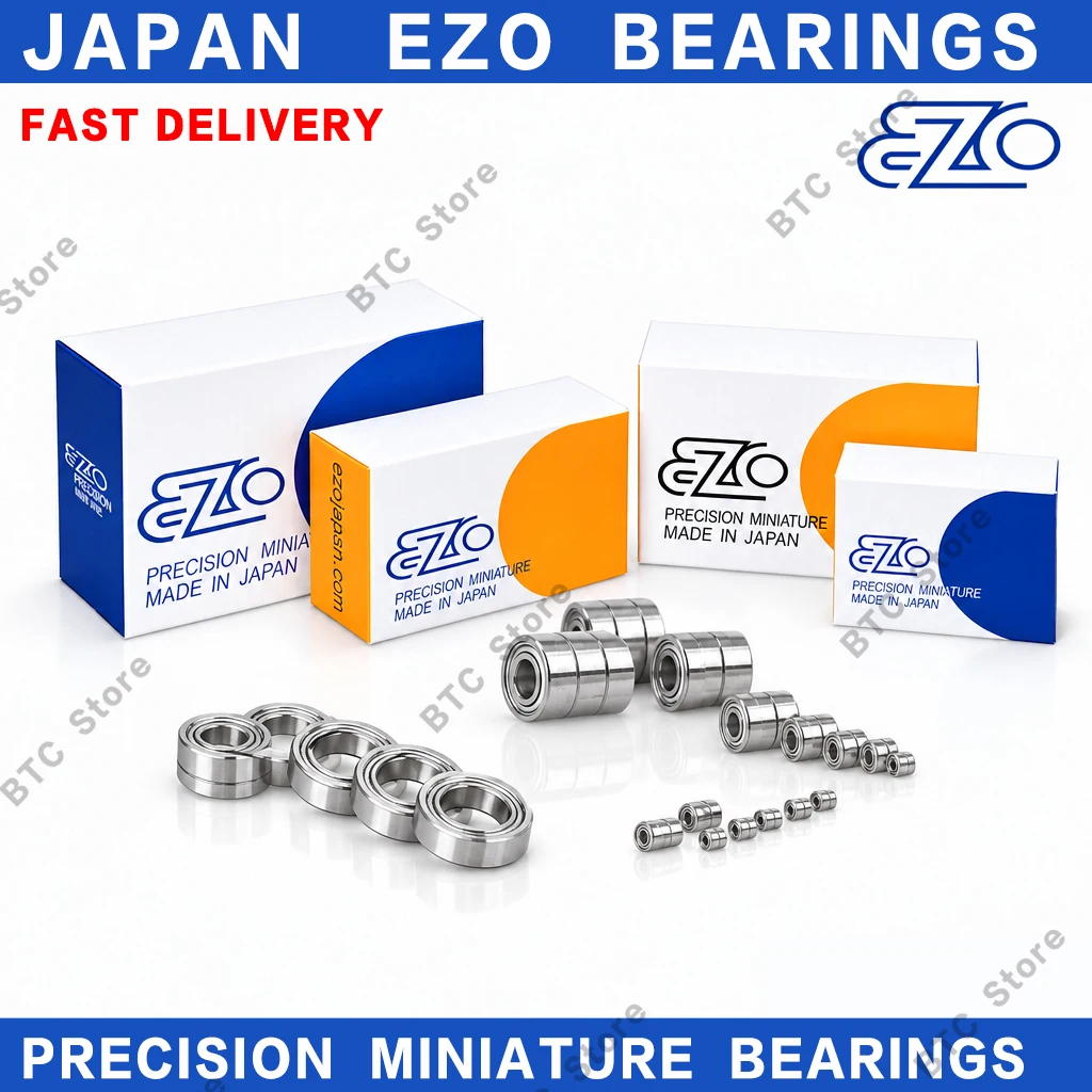 10Pcs EZO Stainless steel ABEC-9 SMR52 SMR62 SMR63 SMR74 SMR85 SMR95 SMR84 SMR104 SMR106 SMR126 SMR128 SMR117 SMR148 ZZ bearing