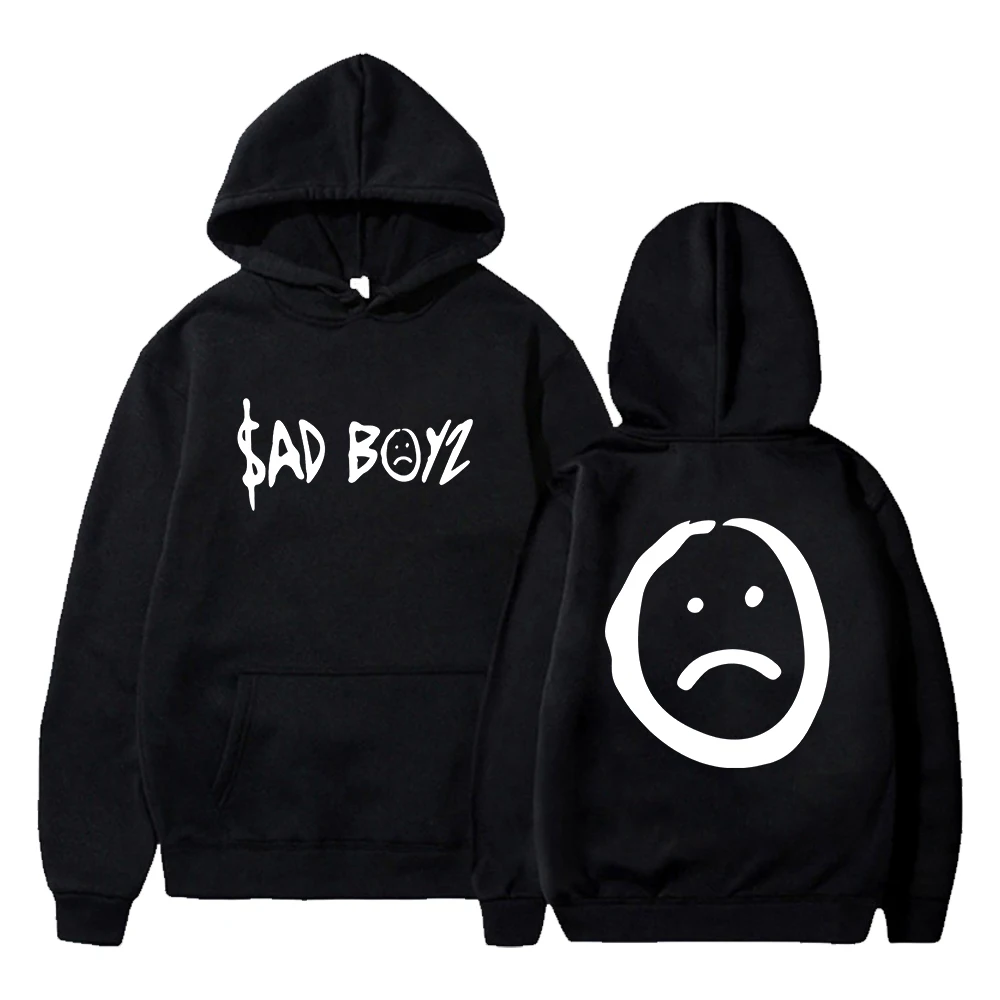 2023 Junior H Sad Boyz Hoodie World Tour Merch Long Sleeve Streetwear Men Women Hooded Sweatshirt Hip Hop Clothes