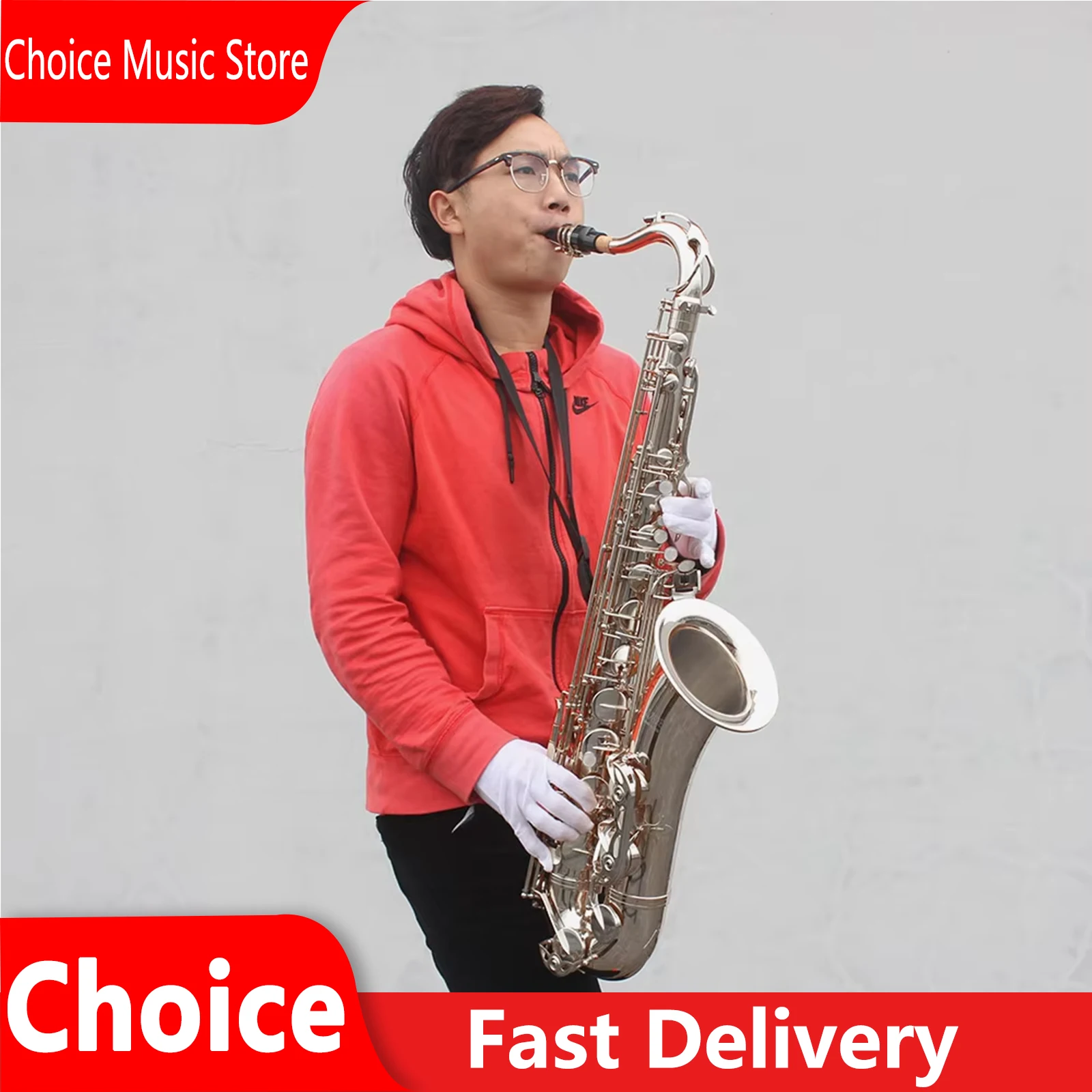 

SLADE Tenor Saxophone Bb Professional Brass Sax Saxophone With Accessories Case Stand Cleaning Set Reed Woodwind Instrument