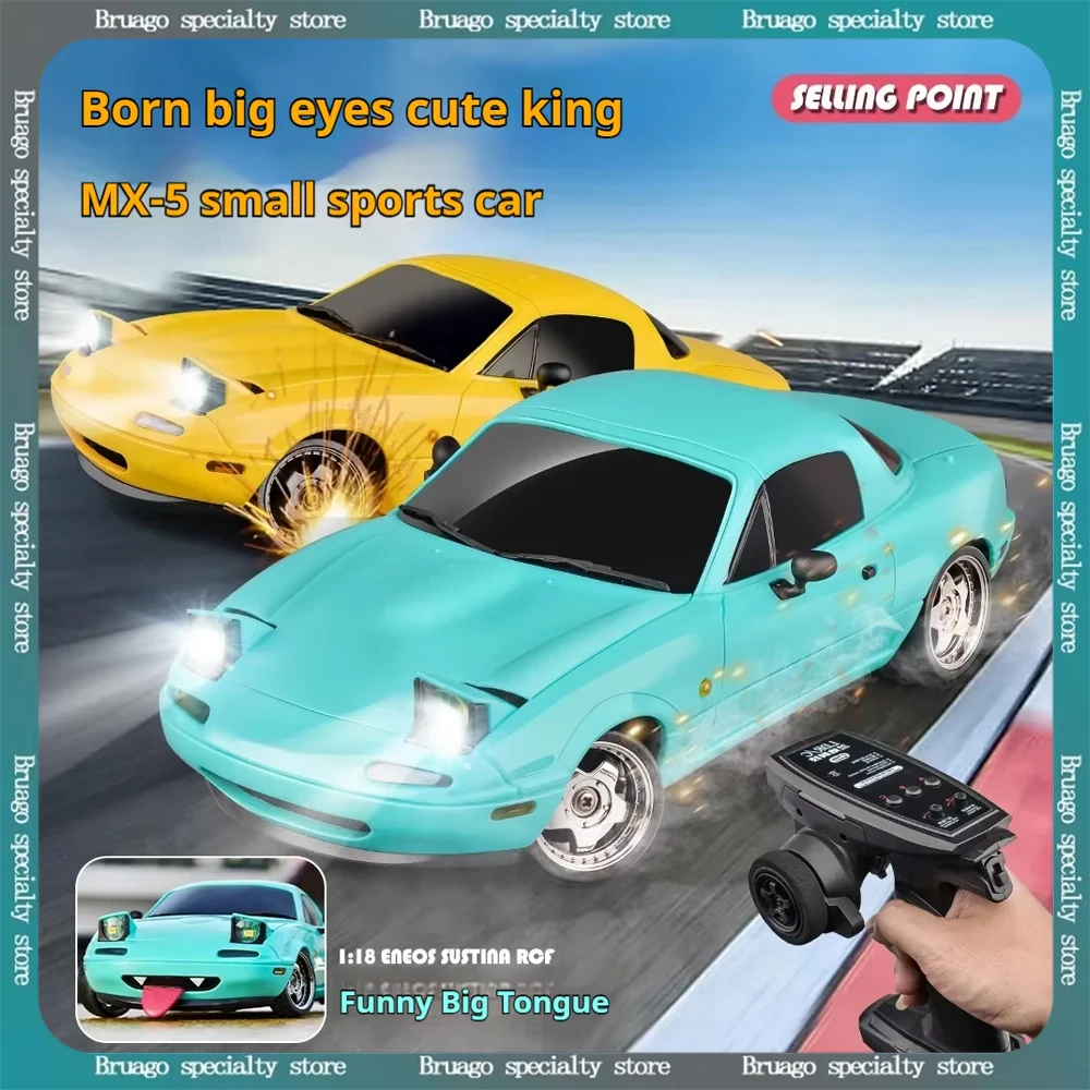 

Ld1804 MX-5 RC Drift Car Премиум-версия с гироскопом Игрушечная машина с приводом заднего колеса для детей Автомобили с дистанционным управлением Подарок на день рождения