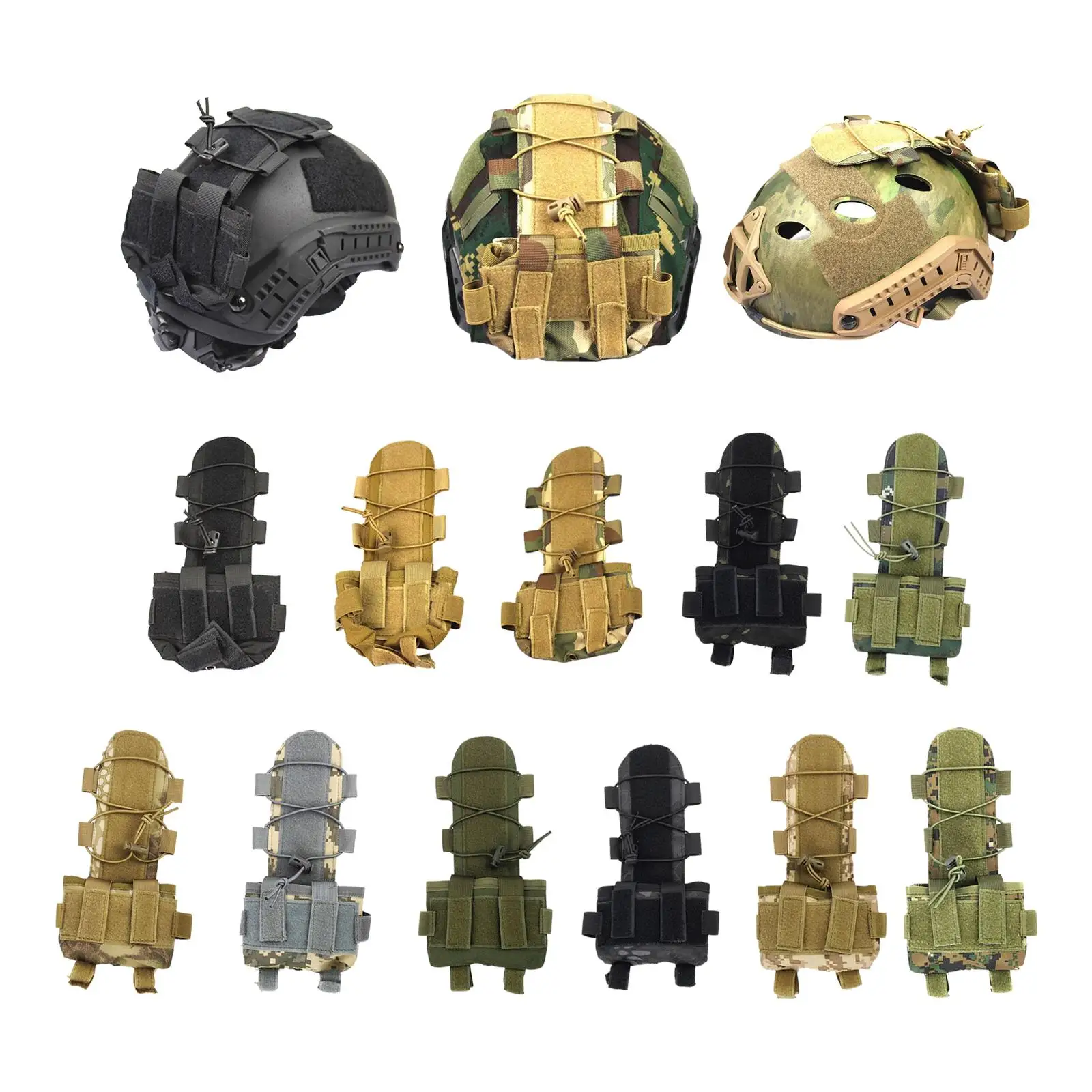 Helmets Balancing Bags Balance Helmets Pouch Universal for Hunting Hiking