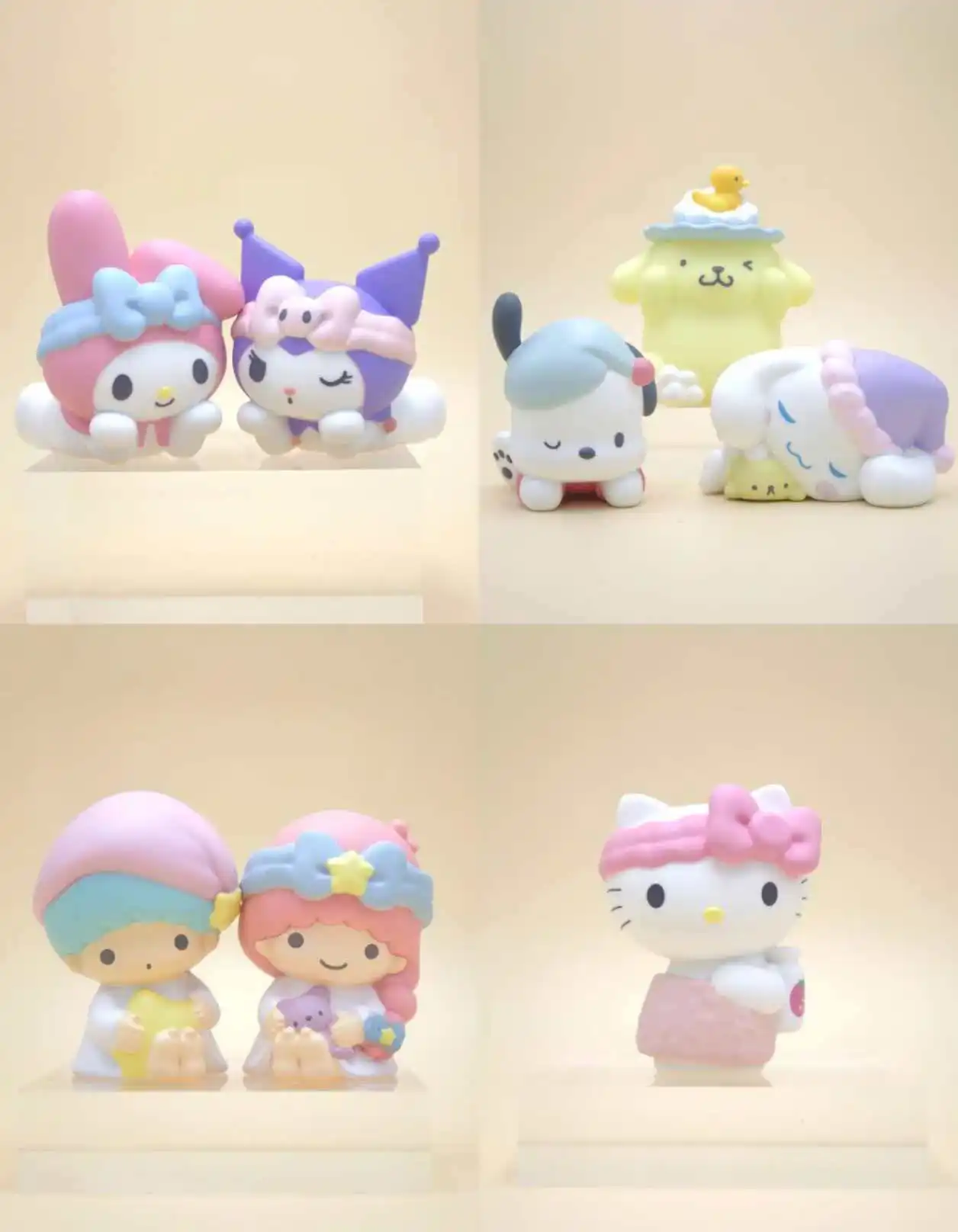 

Новинка в наличии: Набор-сюрприз Kt Cat Dessert Party Blind Box, серия 2, ручная работа, Yuguigou Meileti Kulomi Friends, настольные украшения