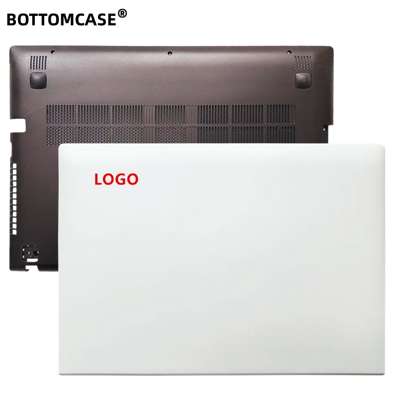 Bottom cas newfor lenovo für ideapad z410 weiße lcd rückseitige abdeckung/braune untere boden abdeckung ap0t1000400 ap0t1000110