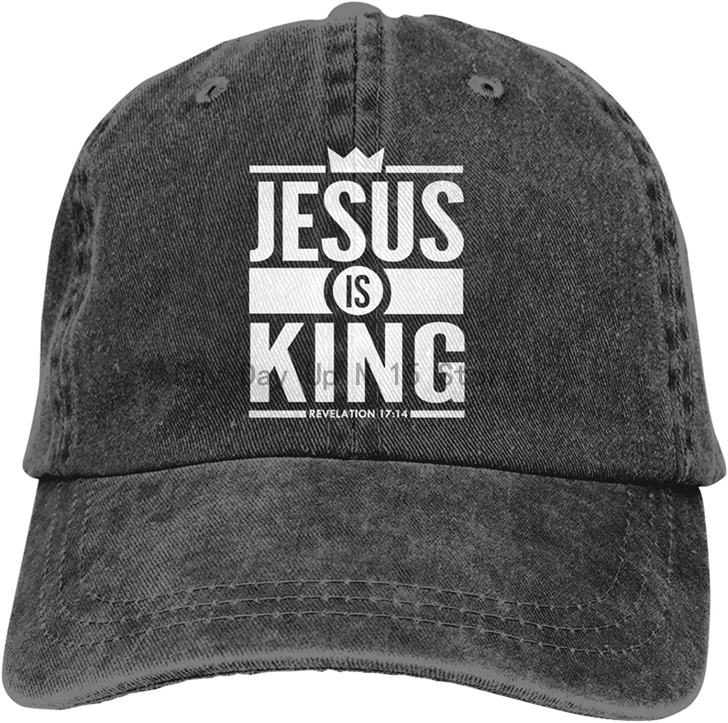 Jesus is King Christian Unisex Soft Casquette Cap Fashion Hat Vintage Adjustable Baseball Caps