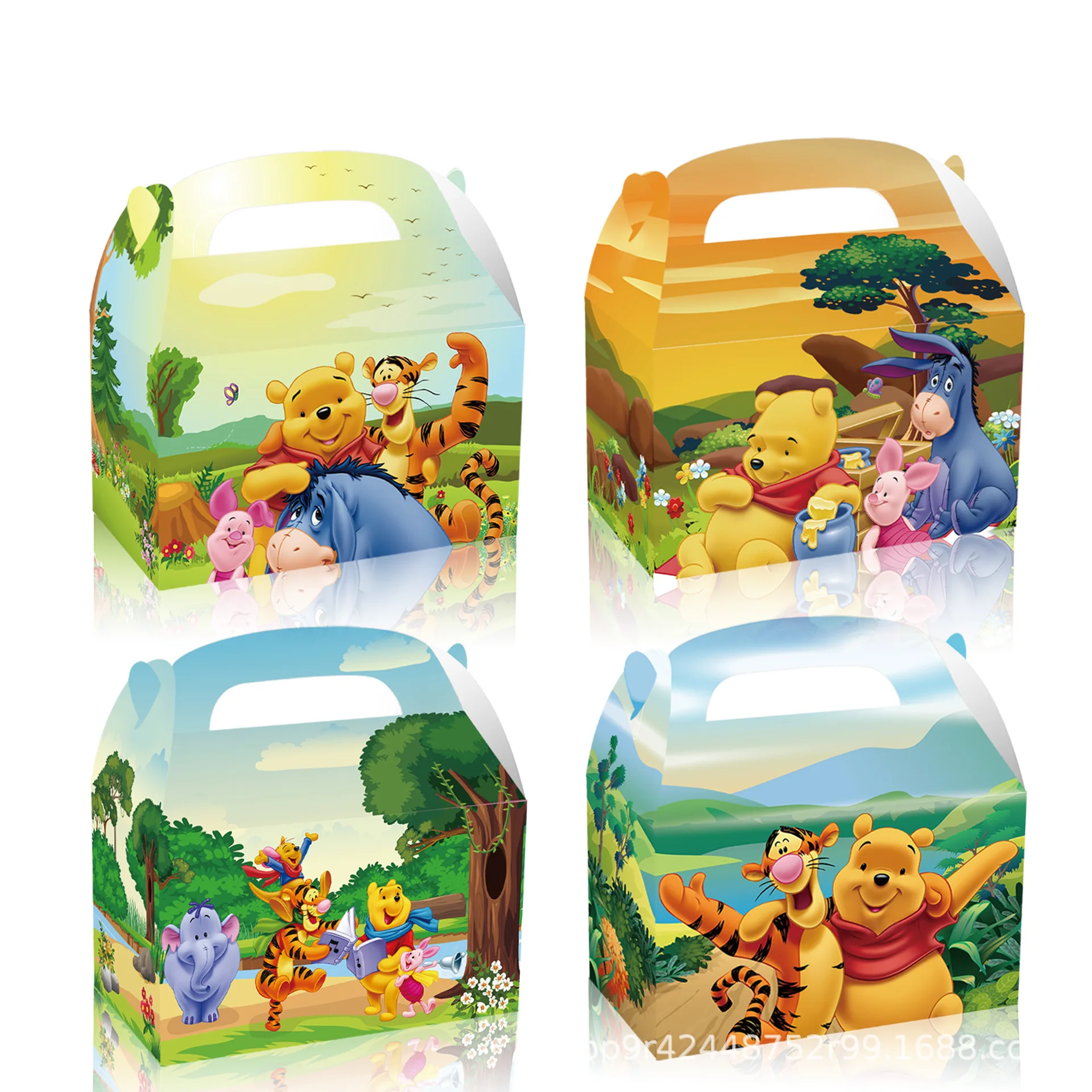 Winnie the Pooh Party Favors Gift Bag Fillers Slap Bracelets Stickers Goody Bag Pinata Fillers Winnie Party Decorations