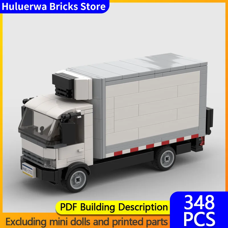 city-car-model-moc-building-bricks-refrigerated-box-truck-modular-technology-children-holiday-gifts-assemble-toys-suit