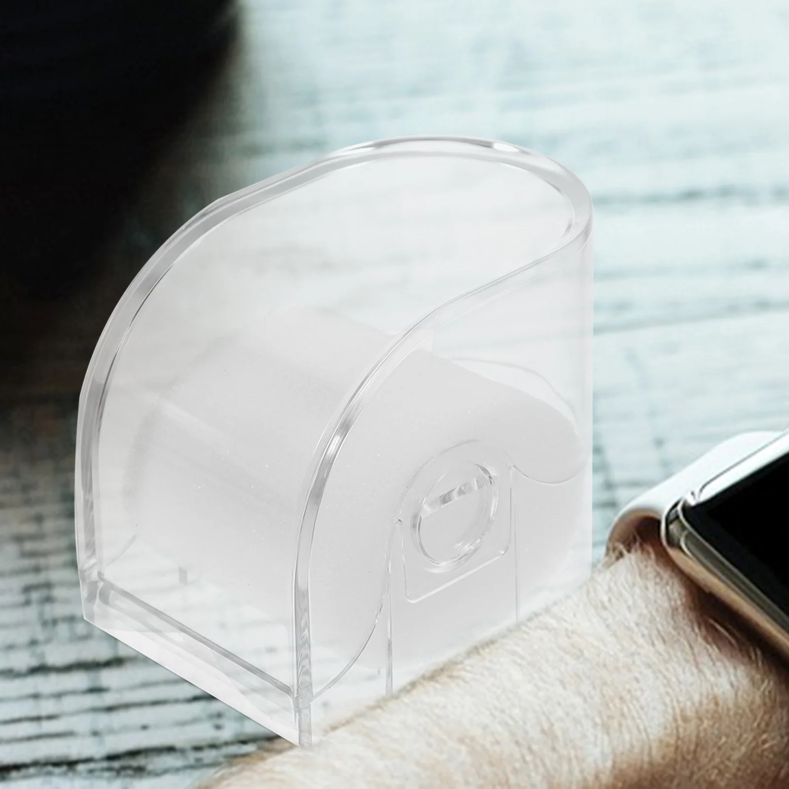 

3Pcs Plastic Watch Display Case Transparent Single Watch Box Organizer Stand Sponge Jewelry Bracelet Bangle Holder