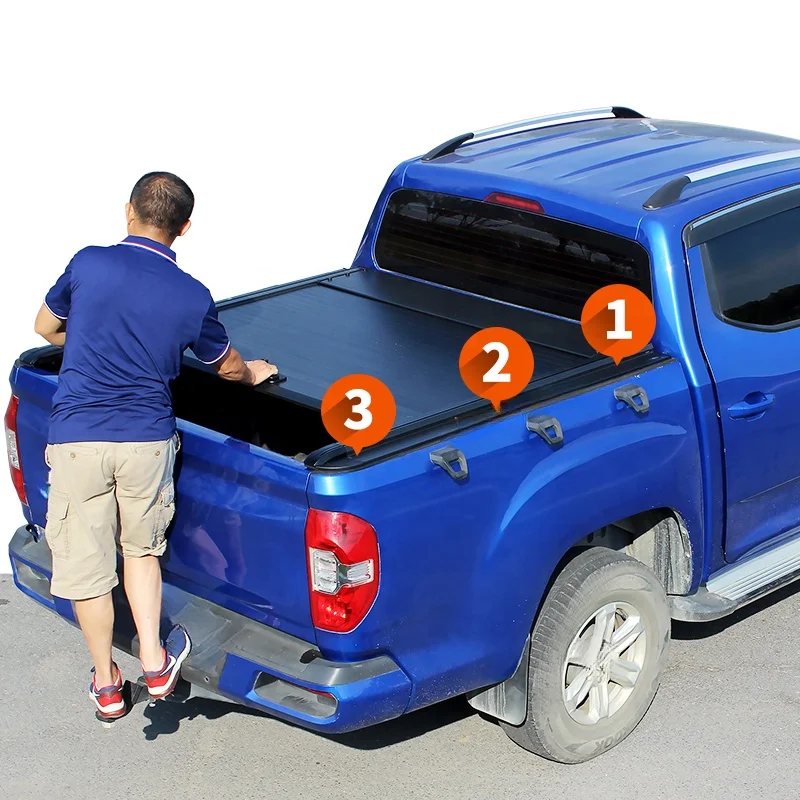 High Quality Retractable Tonneau Cover Hilux Revo Dmax Ranger Pickup