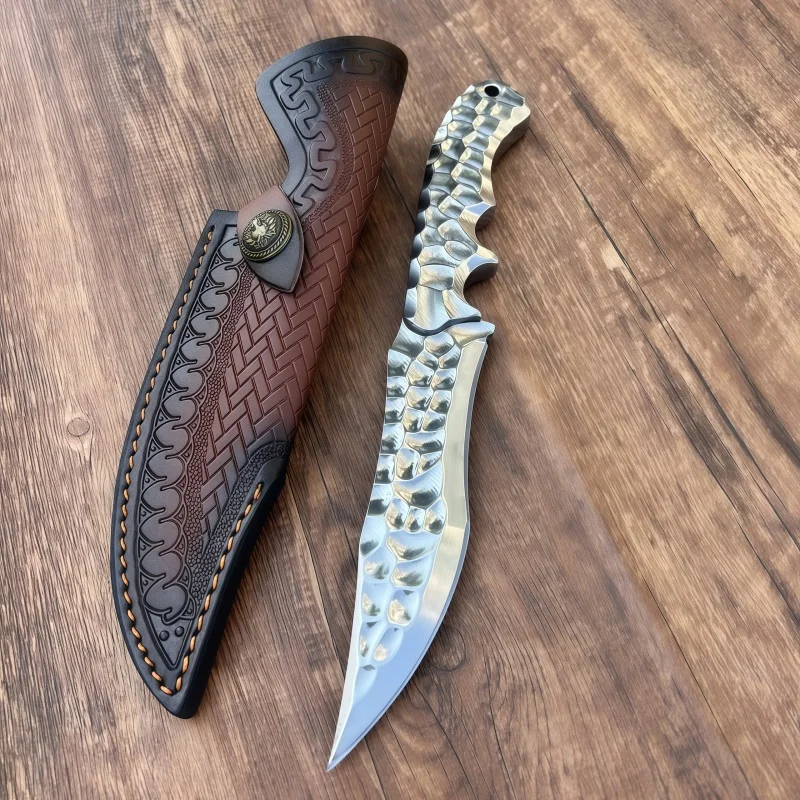 

Нож для кемпинга и походов с интегрированной рамой, портативный нож для выживания в дикой природе, маленький прямой нож, острый нож для фруктов