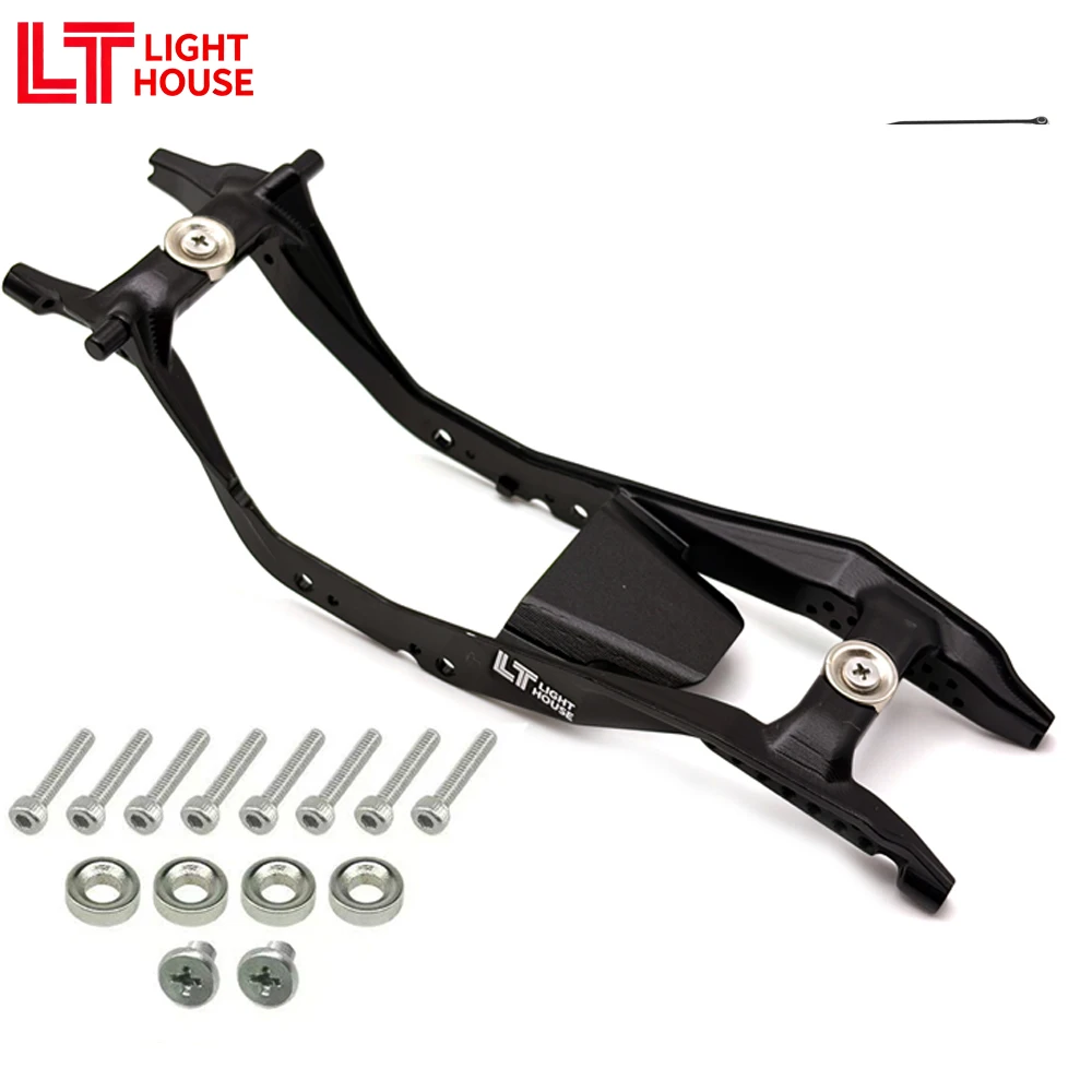 ชุดอะไหล่อะลูมิเนียมอัลลอยด์ LIGHT HOUSE SCX30 จำนวน 7 ชิ้น - เพลาขับ, โช้คอัพ, เกียร์, คันโยก, เพลาหน้าและเพลาหลัง, ชุดโครง