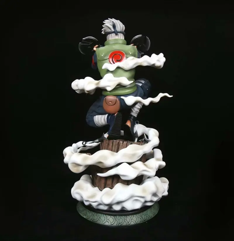 29cm nova naruto anime figura hatake kakashi perímetro pvc modelo cena estátua decoração de mesa ornamentos presentes de natal brinquedos