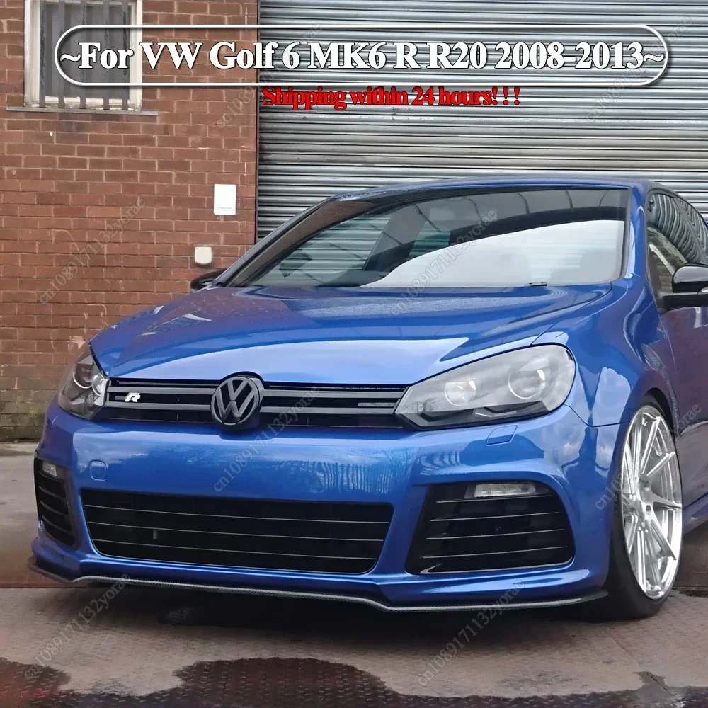 

Для Volkswagen Golf 6 MK6 R R20 2008-2013 передний бампер, спойлер, сплиттер, диффузор, дефлектор, спойлер Canard, комплекты кузова, тюнинг