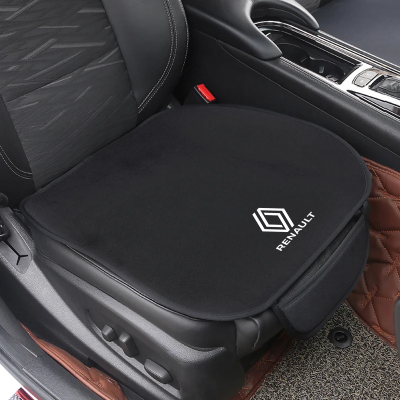 Car Seat Cushion Non-Slip Cover Ice silk Velvet Plush For Renault Sport Duster Megane 2 3 Accessories Car Styling