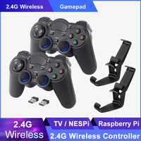 2.4G Wireless Gamepad Controller TV Joystick with USB Game Pad Receiver Raspberry Pi 4 Gamepad for PC Retropie Retroflag NESPi