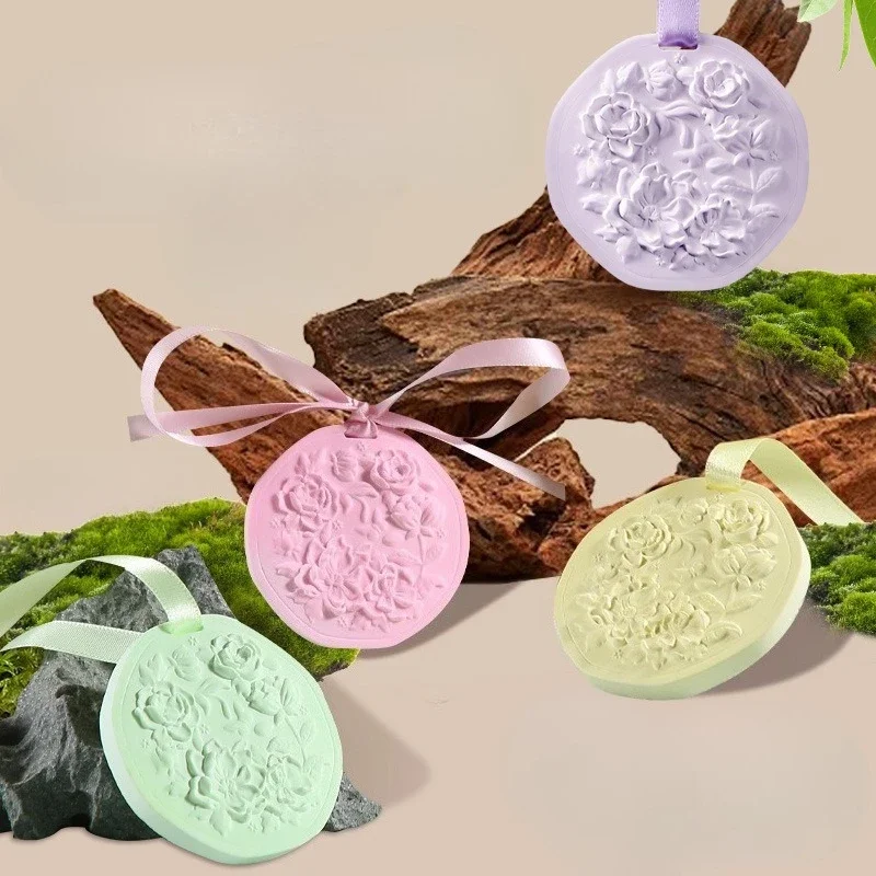 1Pc Solid Balm Fragrances Wax Tablet Household Wardrobe Deodorants Freshener Fragrance Fragrance Solid Perfume Incense Osmanthus