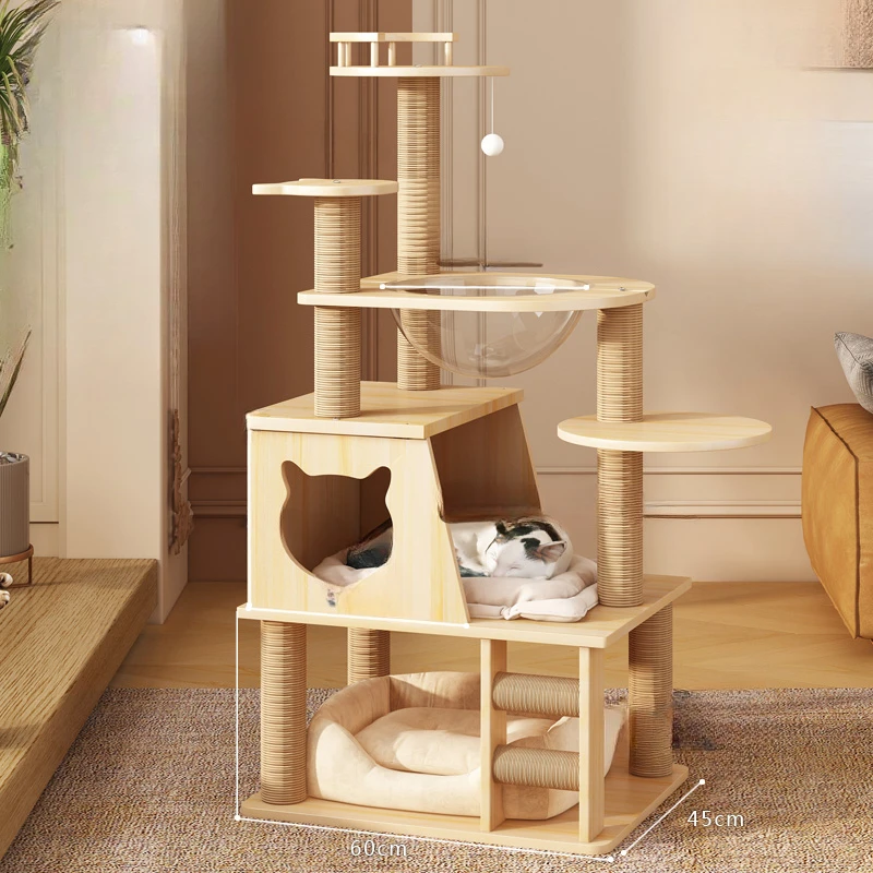 

Climbing Accessories Cat Scrapers Tree Tower Board Space Saving High Cat Scrapers Shelf Rascadores De Gato Cat Supplies MR50CS