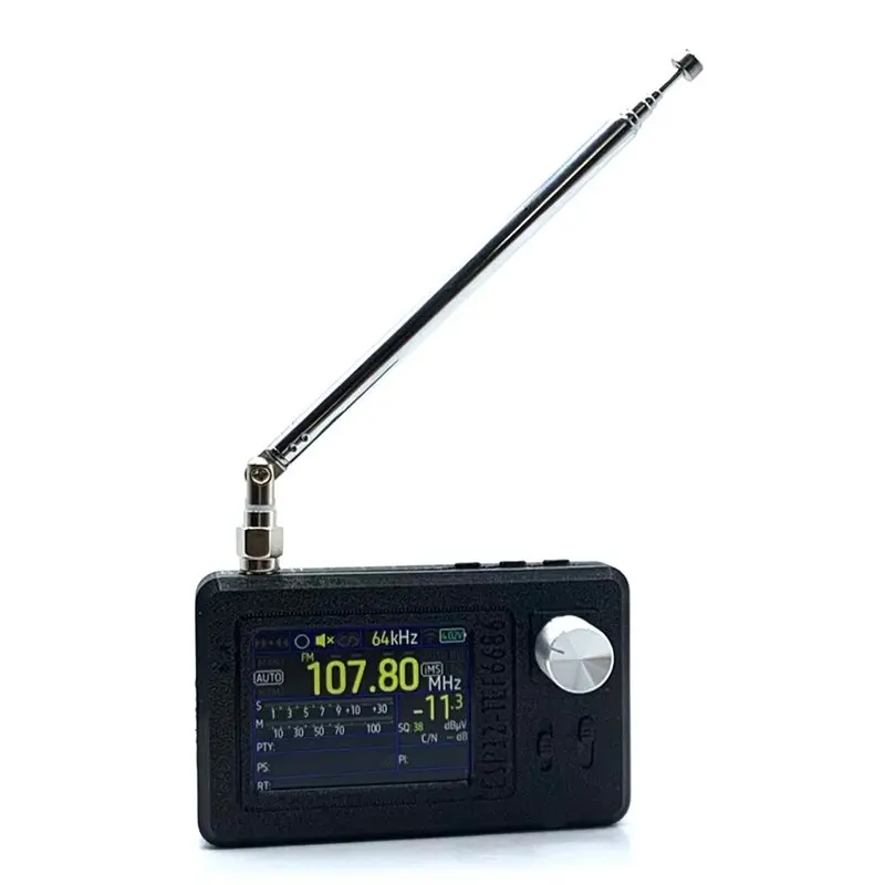 

ABJO-New ESP32 Chip Mini TEF6686 DSP Full Band Radio FM/LW MW/SW Receiver PE5PVB Open-Source
