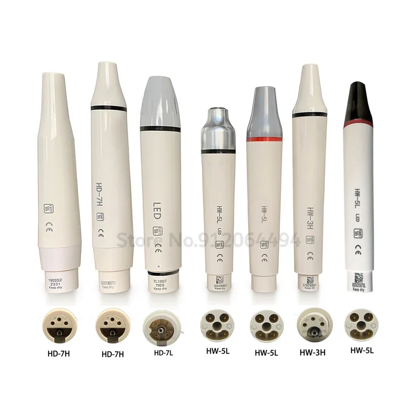 Dental Ultrasonic Scaler Handpiece WOODPECKER DTE SATELEC Detachable Piezo Teeth Cleaning Whitening Pen
