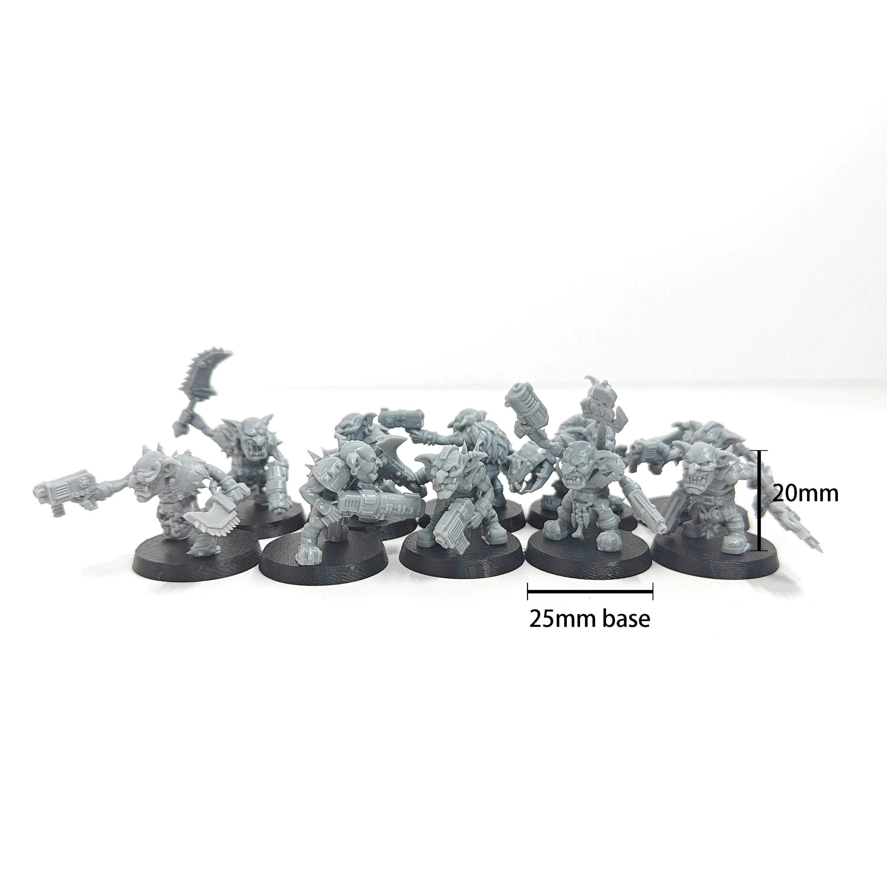 Kits de garaje Juego de guerra Goblin ork kits de resina figura miniaturas sin pintar (11 figuras) zw632