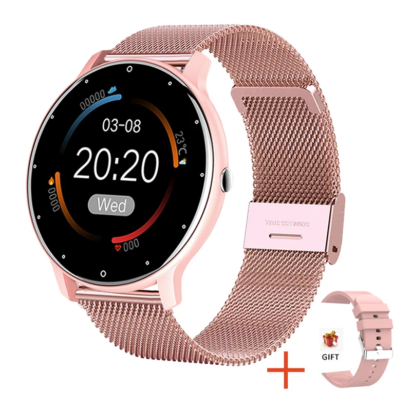 LIGE Wasserdichte Frauen Smart Band Uhr Echtzeit Wettervorhersage Männer Uhren Sport Damen Smart Uhr Für Frauen Android IOS