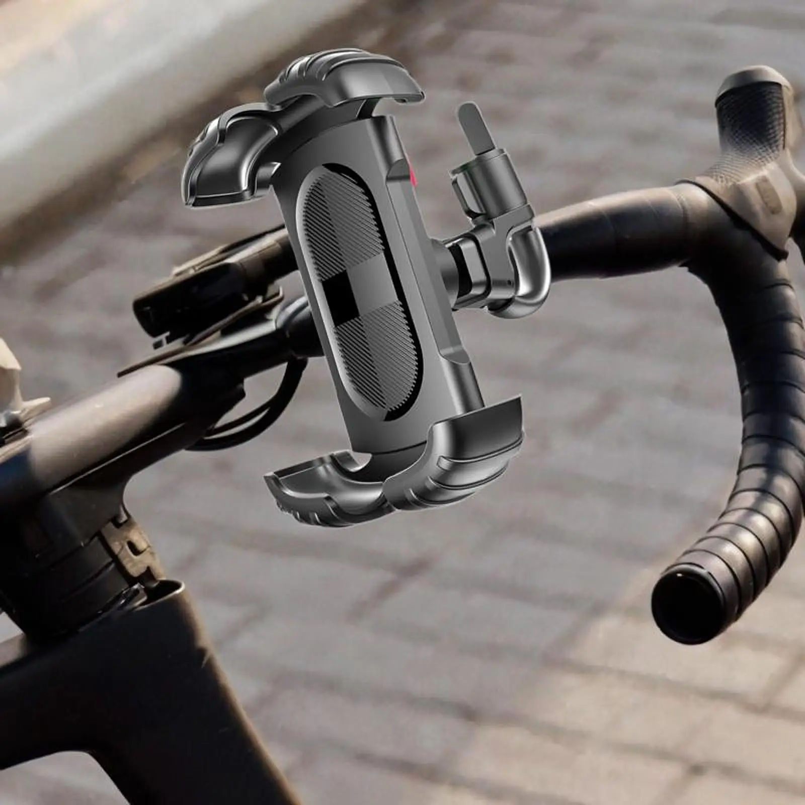 Motorcycle Phone Mount Easy Installation Bike Handlebar Phone Holder for 15-55mm Tubes Mountain Road Bike Outdoor Stroller