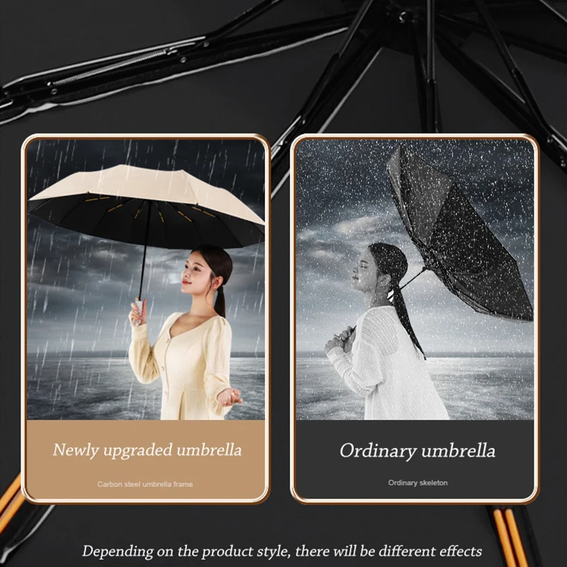 Xiaomi 24 Bones Super Strong Umbrella With Gift Box Folding UV Protection Sun Parasol Umbrella Sun Rain Dual Use 2year warranty