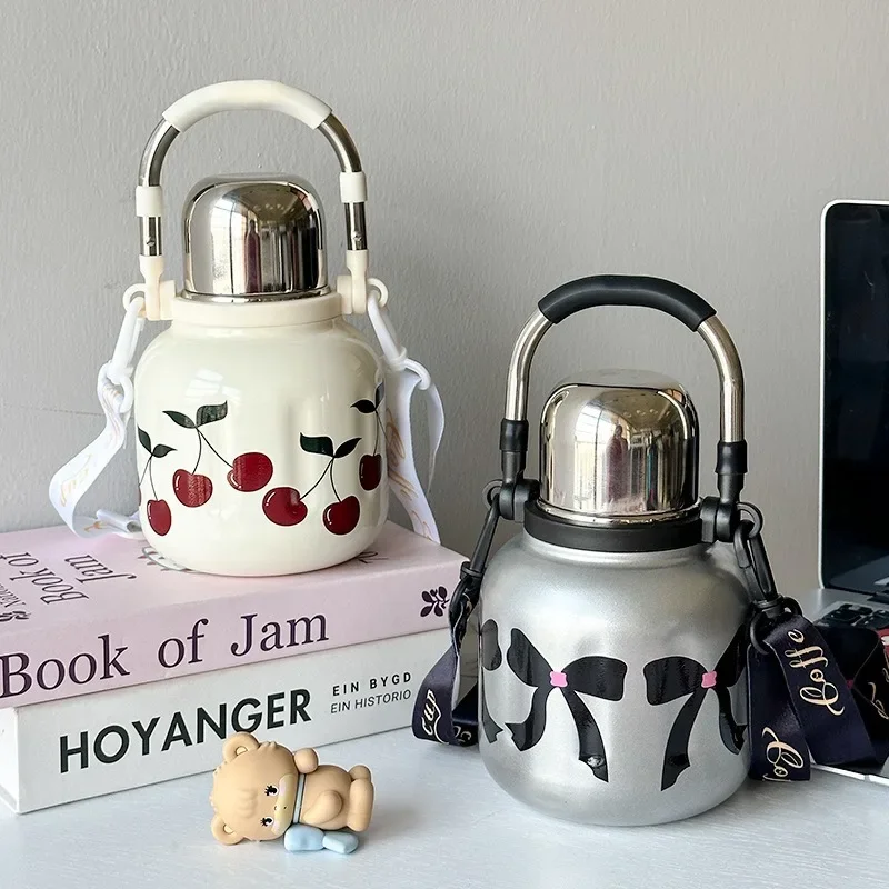 Food Grade 316 Stainless Steel Insulated Cup Children's High Appearance Student Water Cup Large Capacity Insulated Kettle