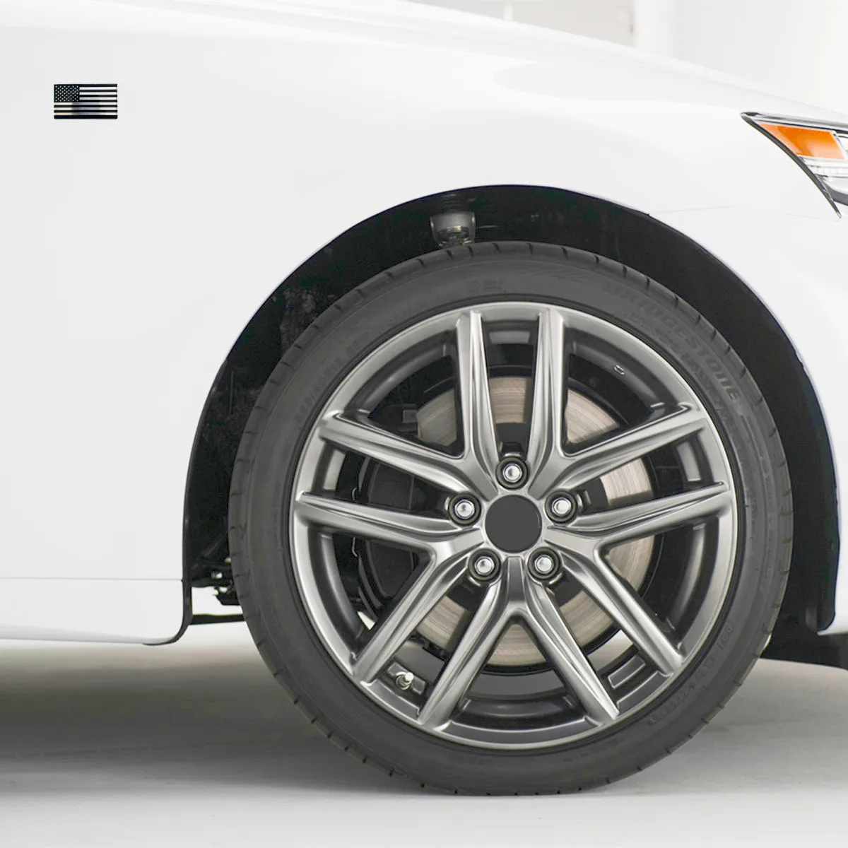 2 قطعة شعارات الولايات المتحدة الأمريكية العلم الوطني سيارة ملصق سيارة جذع شعار معدني شارة ملصق لاصق لامع ورائع للسيارات والدراجات النارية والدراجات #6