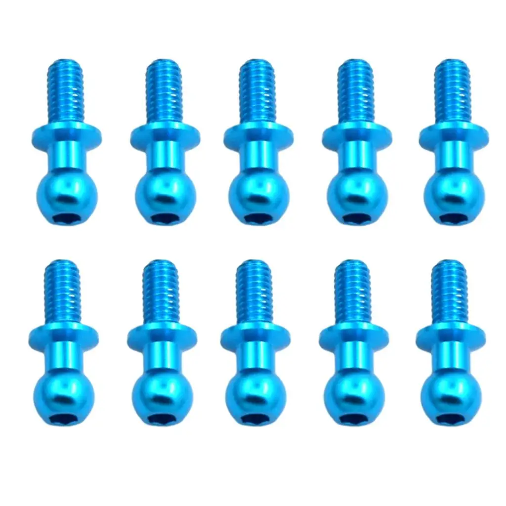 Viti a testa sferica per auto 3xRC per sostituzione modello hobby auto sportiva D5 blu