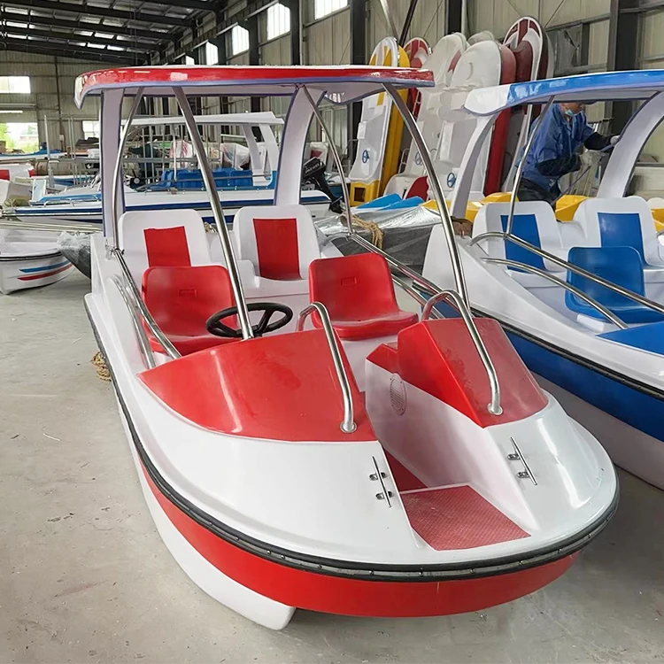 

Water Battery Electric Boat Fiberglass Leisure Speed Boat Rowing Leisure Boats