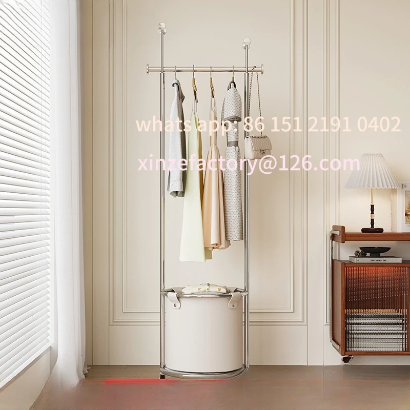 

Customizable French hanger Floor to ceiling bedroom drying rack