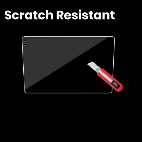 Pellicola protettiva per schermo da 9 pollici da 10 pollici per Android Lettore radio per auto multimediale universale Adesivo in vetro temperato LCD anti-touch HD