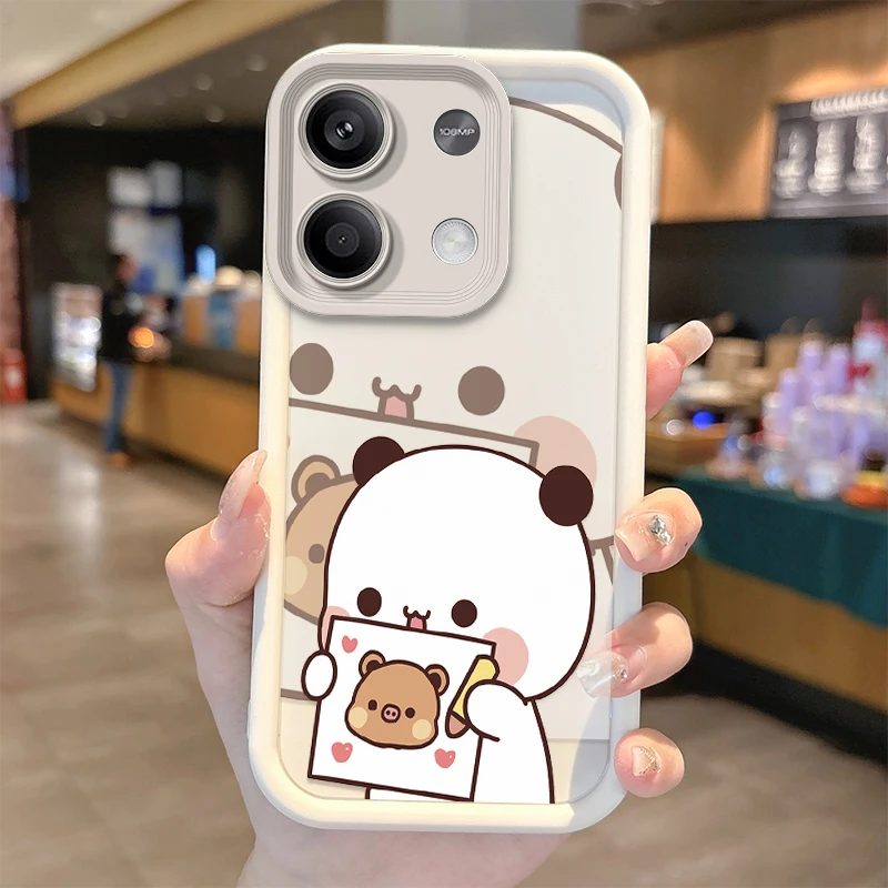 New BuBu DuDu Couple Phone Case For Redmi Note 13 12 Pro Plus Note 13 12 11 10 9 Pro 14C 12C 10C 9C A3 A2 A1 TPU Dustproof Cover