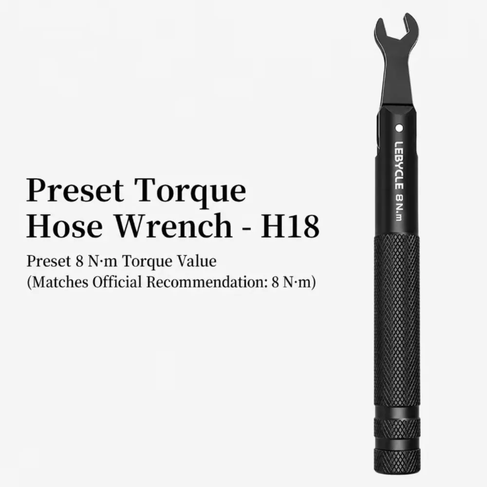 Essential 4/5/8Nm Preset Torque Wrench Hydraulic Disc Brake Hose Nut Brake Hose Nut Spanner Bike Repair Tool For Shimano Brakes