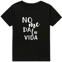 Camiseta blanca con letras para mujer