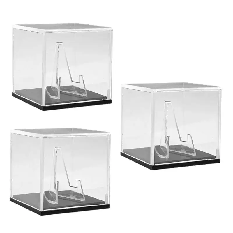 

A52E Multipurpose Acrylic Display Box Clear Rings Display Case for Rings and Picks Suitable for Jewelers and Collectors