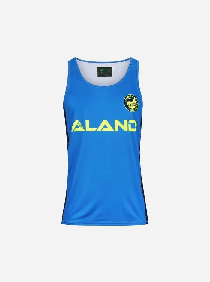 Parramatta Eels 2024 Blue Training Shirt-VEST