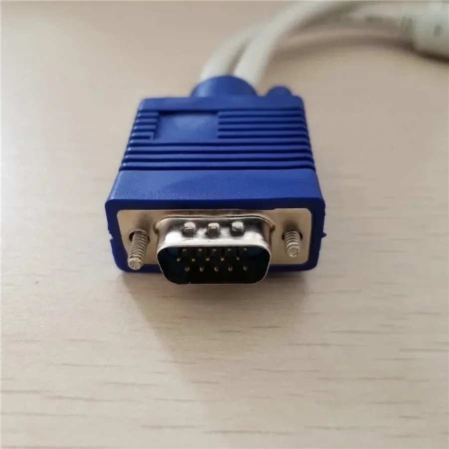 비디오 Y 컴퓨터 데이터 전송 익스텐션 케이블 코드 차폐 설계, 1 in 2 out 15 핀 VGA 스플리터, 호스트-모니터용