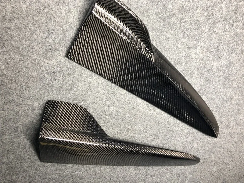 Suitable for Mercedes-Benz C-Class Rear W205 C63 Carbon Fiber Backwind Front Lip Side Skirt Surrounded