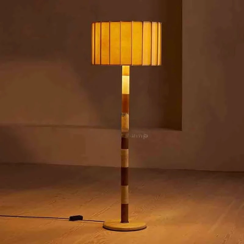

Minimalist floor lamp Handmade pleated floor lamp Hotel room study decorative desk lamp